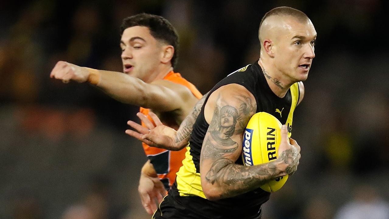 Dusty has helped Richmond to victory. Photo: Michael Willson/AFL Photos via Getty Images.