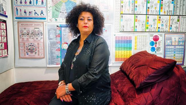 ‘Soul alchemist’ Sharon Tal at her office in Caulfield on Tuesday. Picture: Luis Enrique Ascui