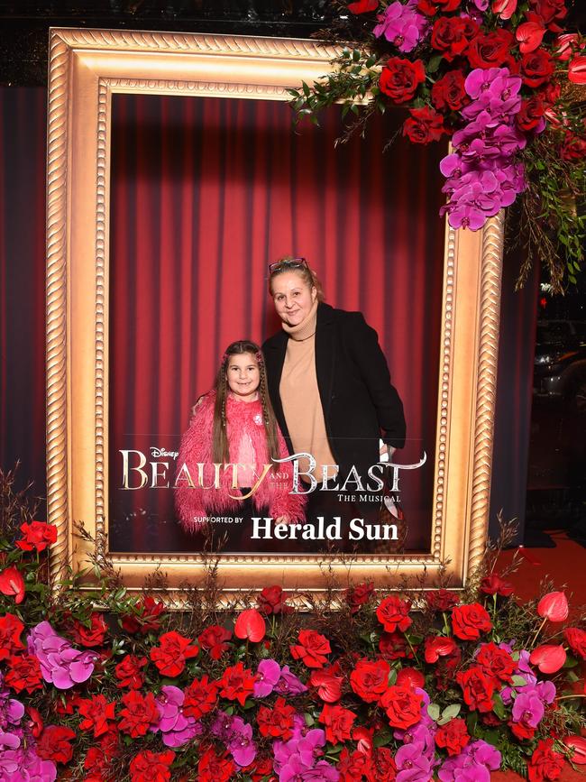 Opening night: Beauty and The Beast at Her Majestys Theatre, Melbourne. Picture: Josie Hayden