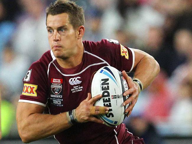 Sport BCM 26.5.10 State of Origin. Ashley Harrison. Queensland vs New South Wales during game 1 of the State of Origin series in Sydney. Pic Peter Wallis