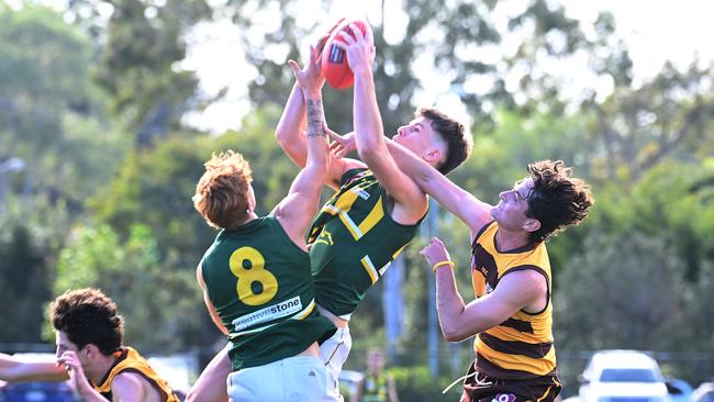 QAFL colts between Aspley and Maroochydore. . Picture, John Gass