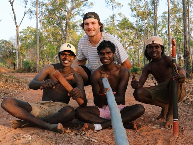 Indigenous culture is vitally important to the young star. Supplied: Angus Crichton