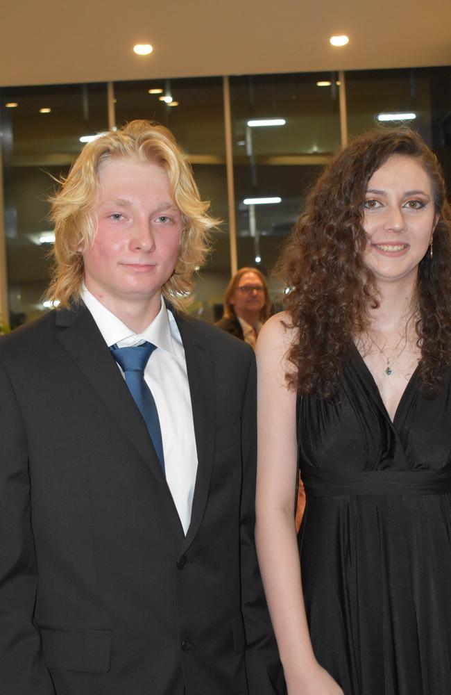 Maroochydore State High seniors walk into their 2022 formal.