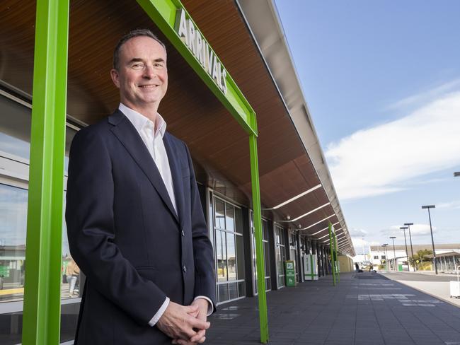 Hobart Airport CEO Norris Carter. Picture: Chris Kidd