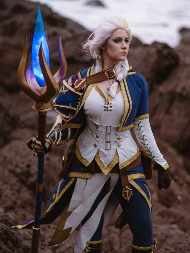 Zaphy as Jaina from World of Warcraft. Picture: Charlotte Nicholson