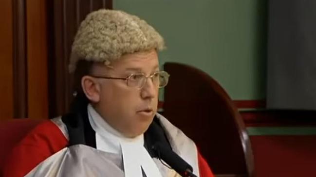 New High Court justice Robert-Beech Jones. Picture: YouTube