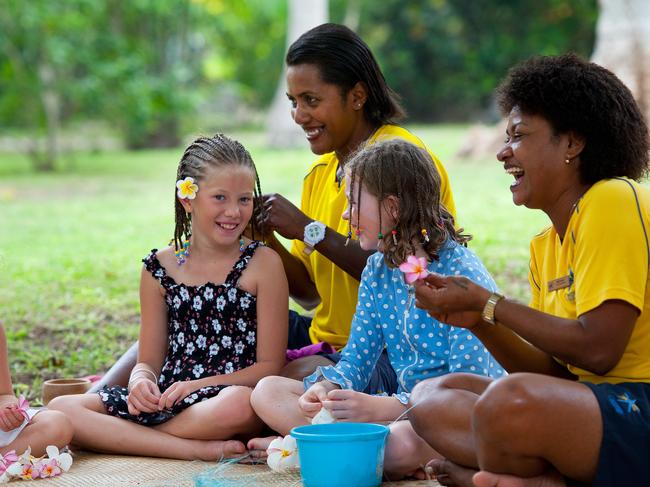 Many resorts offer free hair-braiding for kids.