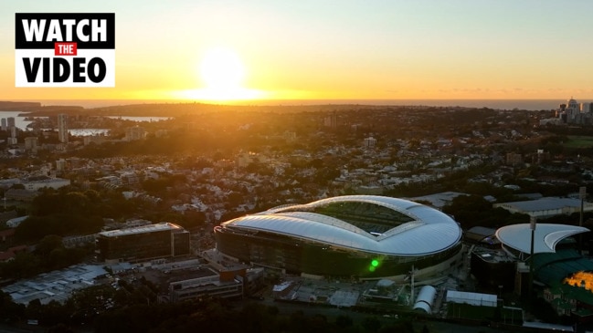 The turf is laid at the new Allianz Stadium