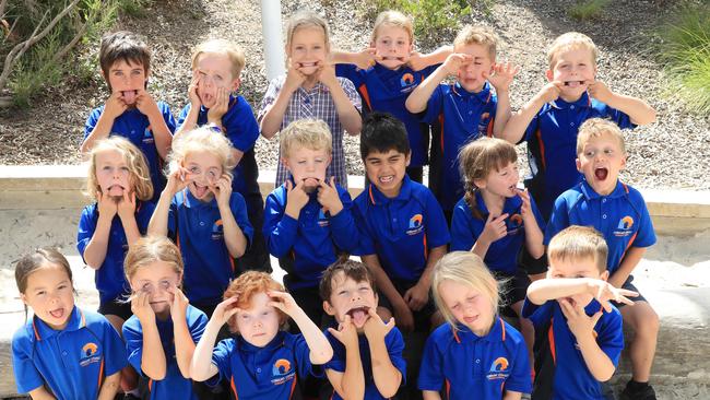Torquay Coast Primary School Prep E Back Row From Left: Ives Edgerton, Jordi Lovrecich, Scarlett Greenhough, Isabel Sampson, Archie Roffe, George Tewes Middle Row From Left : Edward Johnson, Alirah Farrugia, Jack Hallowell, Max Thandi, Matilda Matthews, Jax Monteath Front Row From Left: Finn Vanhamond, Dusty Olsen, Rigby Donovan, Leo Nedelkoski, Olivia Watts, Sonny Moloney Picture: Mark Wilson