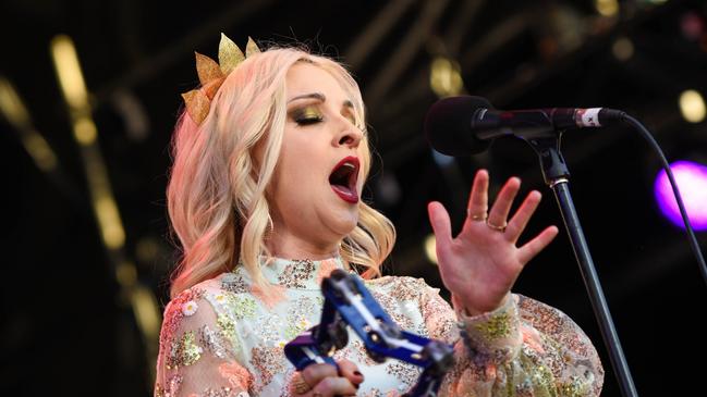 Kate Miller-Heidke at Womadelaide. Picture: Stephen Trutwin