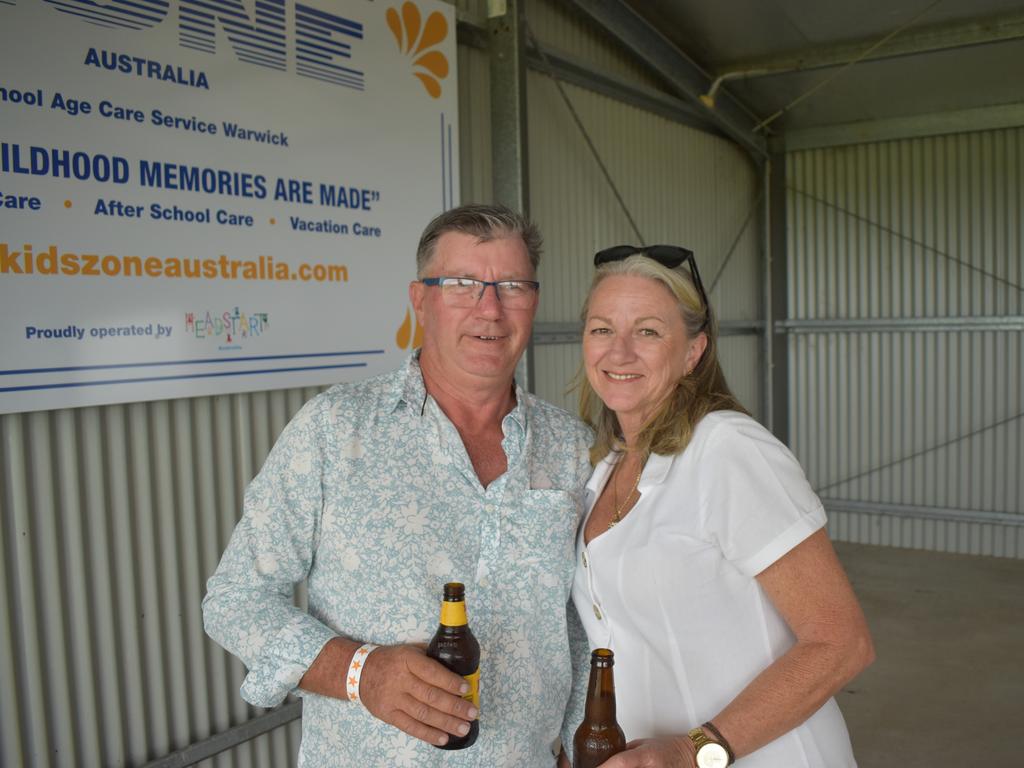 Chris Born and Leigh Haines from Brisbane (Photo: Michael Hudson/ Warwick Daily News)