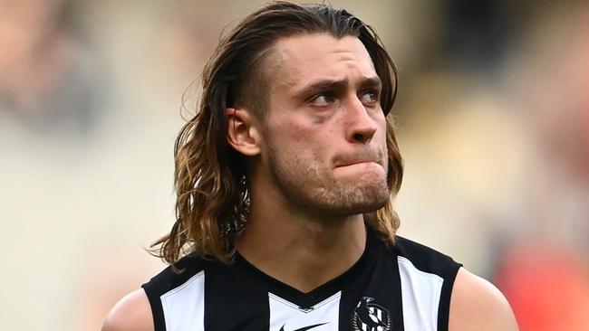 Darcy Moore has kicked 4.1 in his new role.