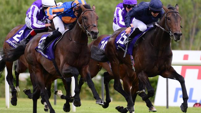 Tiger Moth ridden by Wayne Lordan wins at his second start in Ireland. Photo by PA Wire/PA Images via Getty Images