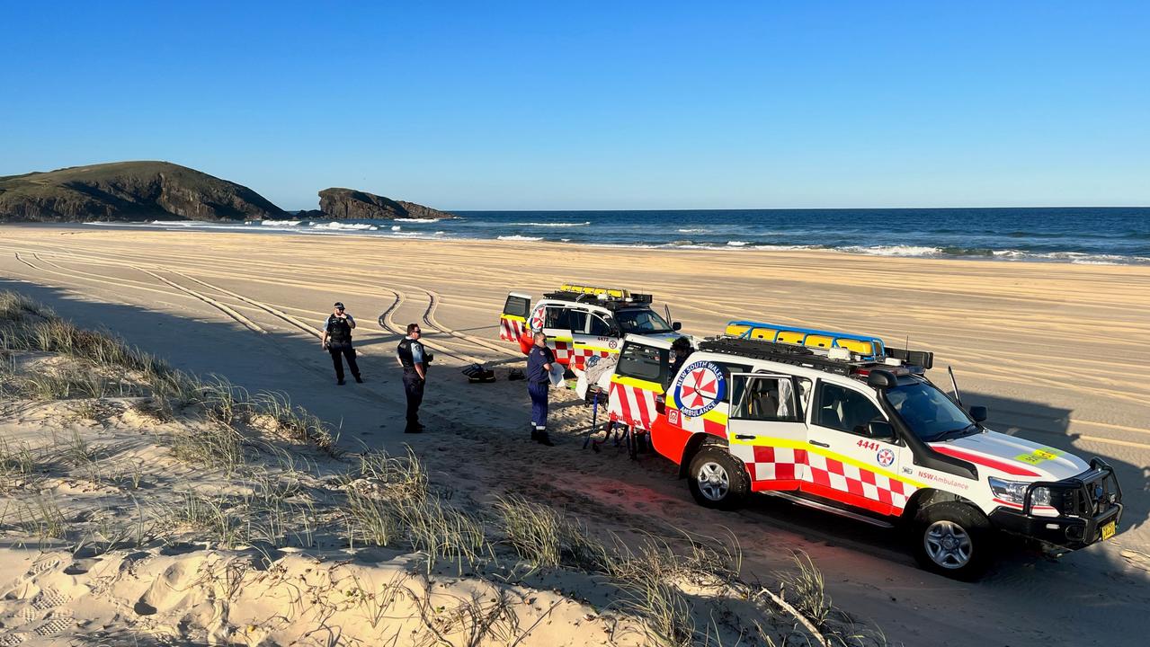 NSW Ambulance were called to Point Plomer after a boat was overturned. Picture: Supplied