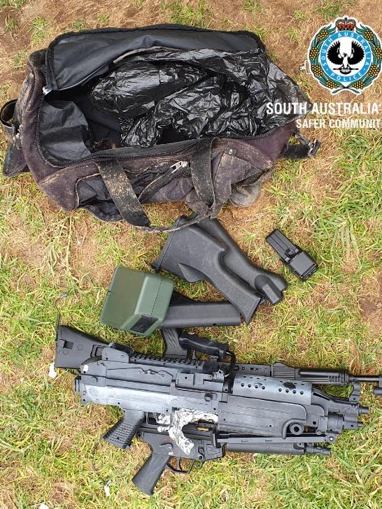 Drugs, firearms and cash were seized at Ingle Farm in October. Picture: SA Police