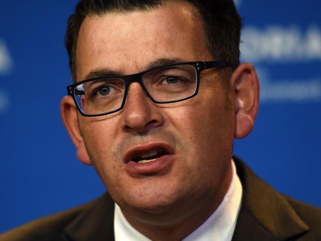 The Premier Daniel Andrews and the Police Minister Lisa Neville will announce new synthetic drug laws.  Picture: Nicole Garmston