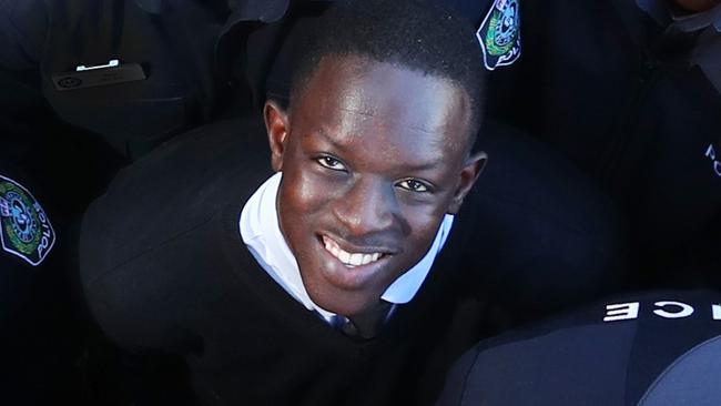 Martin Duku while he was at the police Academy in 2018.