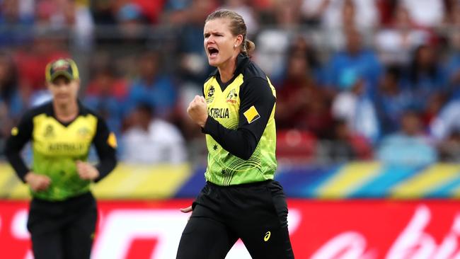 Jess Jonassen is Australia’s top wicket taker so far.