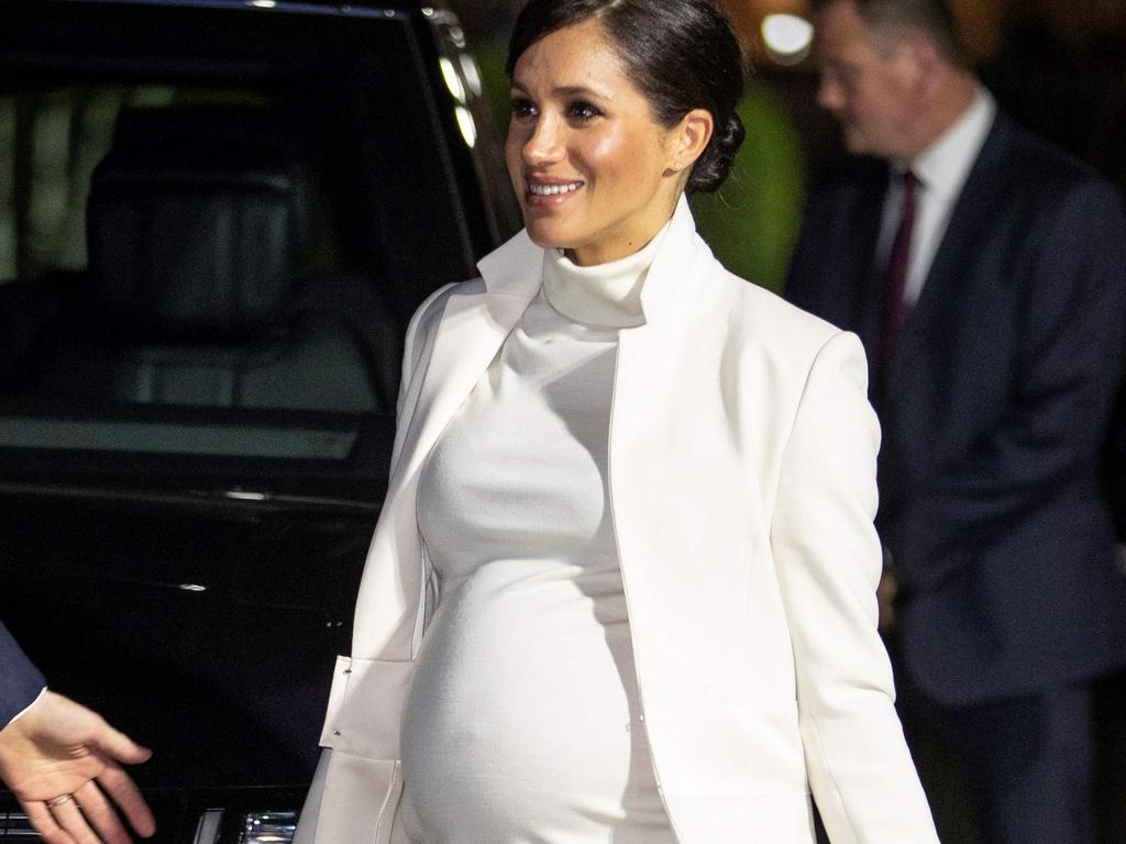 Meghan, Duchess of Sussex arrives to view the gala performance of The Wider Earth at the Natural History Museum in London on February 12, 2019. Picture: AFP