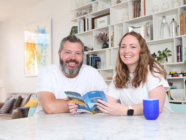 Roberto Fattoretto and his wife Frances are preparing for their summer getaway to Tasmania. Picture: Richard Dobson