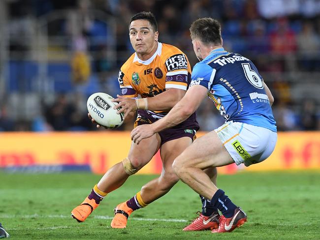 The Broncos and Titans will face off in their final trial ahead of the 2019 season. Picture: AAP Image/Dave Hunt