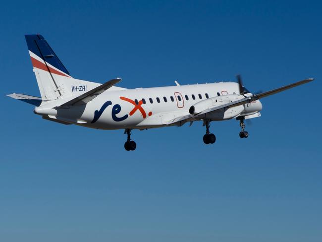 Rex has a fleet of 61 Saab 340s which are used on regional routes. Picture: Supplied.