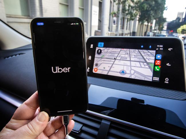 MELBOURNE, AUSTRALIA- NewsWire Photos MAY 06 2021:  Generic Uber Ride imagery. Picture: NCA NewsWire / Sarah Matray