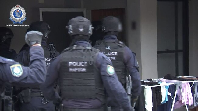 Police executed two search warrants at homes north of Sydney this week. Picture: NSW Police