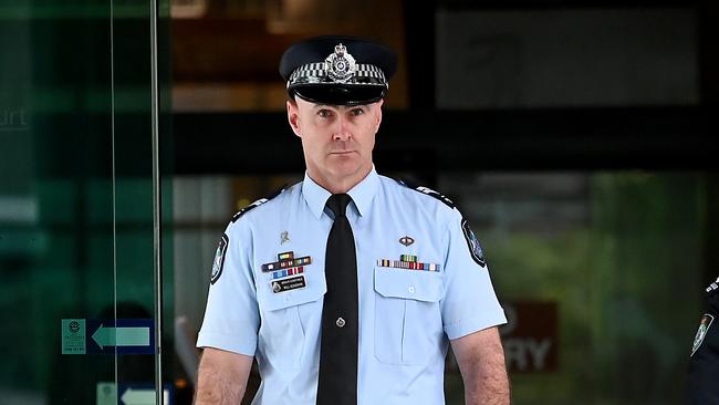 Senior constable Will Goodwin was one of the officers who attempted to negotiate unsuccessfully with the Trains, with audio of the attempts being played to the court on Wednesday. Picture: NewsWire / John Gass