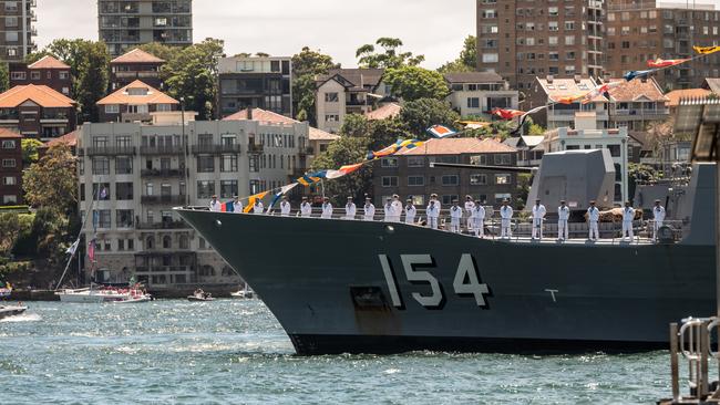 The HMAS Parramatta. Picture: Contributed