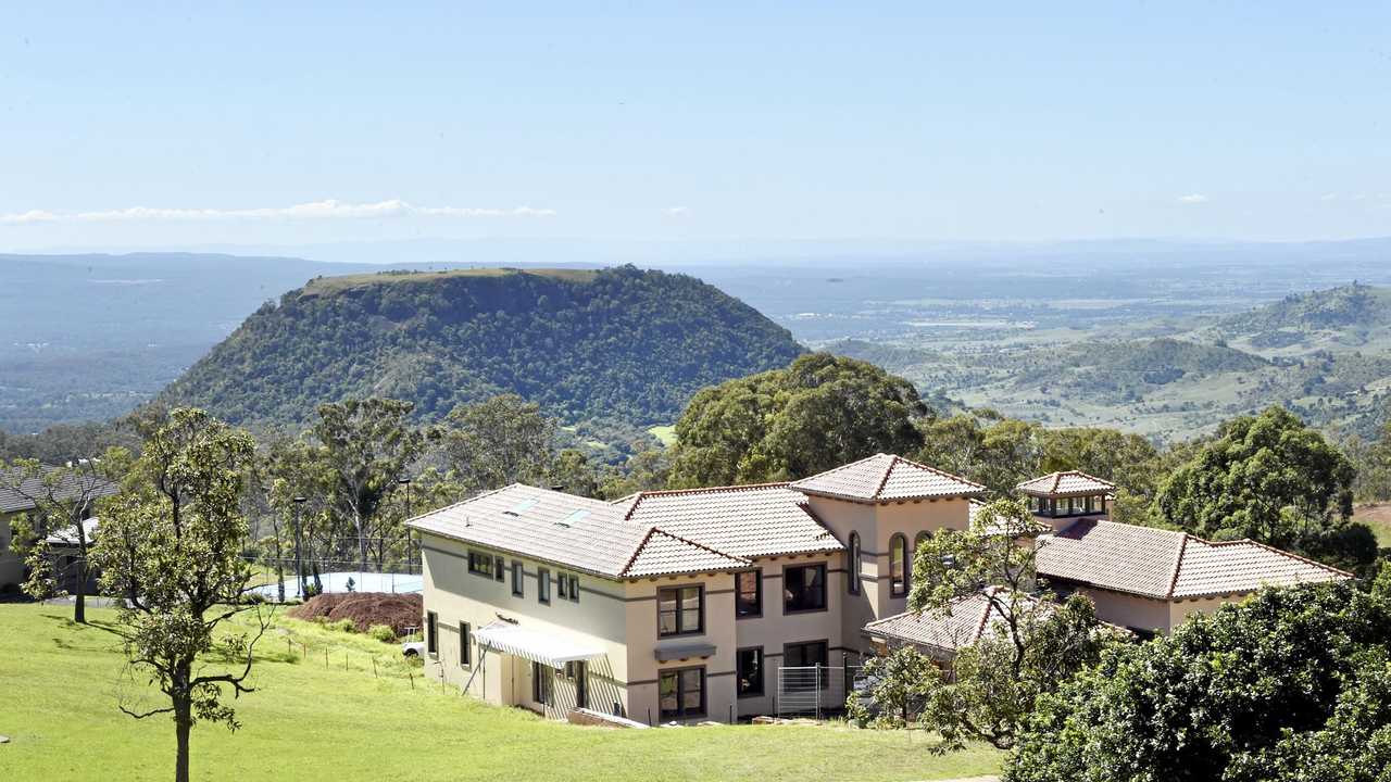 STUNNING PROPERTY: The home in lot five at Kara View Court is framed with Table Top Mountain as a backdrop. Picture: Bev Lacey