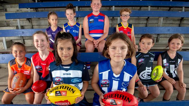 There has been massive growth in women and girls playing Aussie rules. Picture: Jay Town