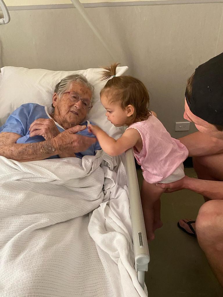 Josh Jenkins always maintained a close bond with Edith Casey. Picture: Instagram