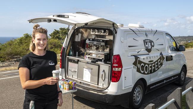 Heather McDougall at work in Tania Park. Picture: NCA NewsWire/ Monique Harmer