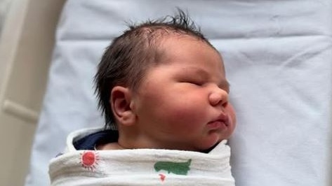 Ex-Cat Isaac Smith has shared new baby news via Instagram, announcing the arrival of son Pierce Laurence born May 4. Picture: Instagram