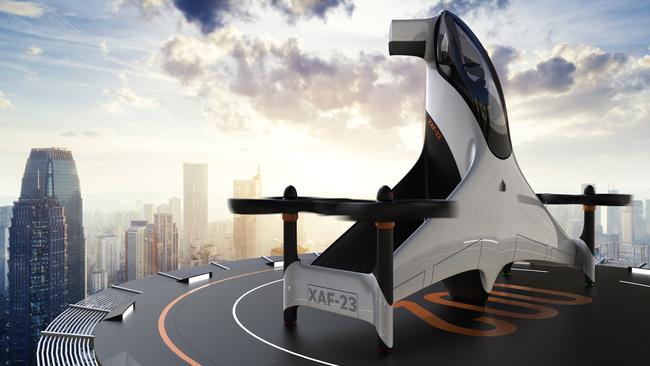 The University of the Sunshine Coast has also been involved in the development of a flying taxi model.