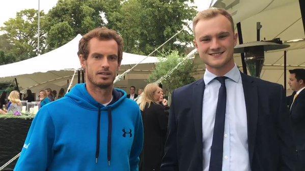 Andy Murray Meets... Andy Murray, as Impressionist Nails Voice of the Tennis Star. Credit - Twitter/Josh Berry via Storyful