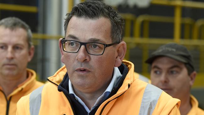 Daniel Andrews says the plan is about ‘making sure that regional Victorians get a fair go and that starts with a very different fare structure’. Picture: Andrew Henshaw