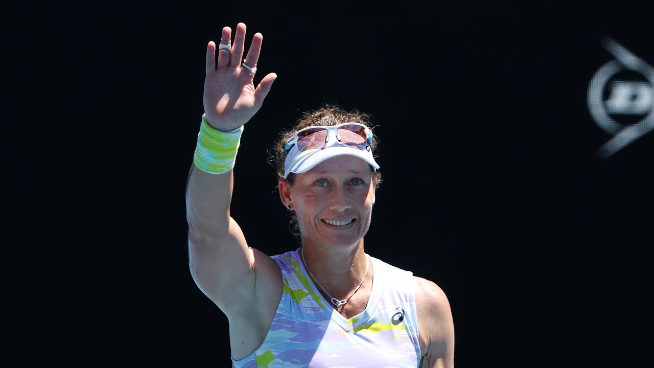 Sam Stosur is saying goodbye. Photo by Michael Klein.