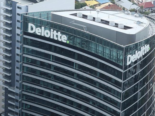 SYDNEY, AUSTRALIA - NewsWire Photos DECEMBER 1, 2021: General stock images of Parramatta taken from the 51st floor of 8 Parramatta Square. Pictured is the of Western Sydney University building and Deloitte building (right). Picture: NCA NewsWire / David Swift