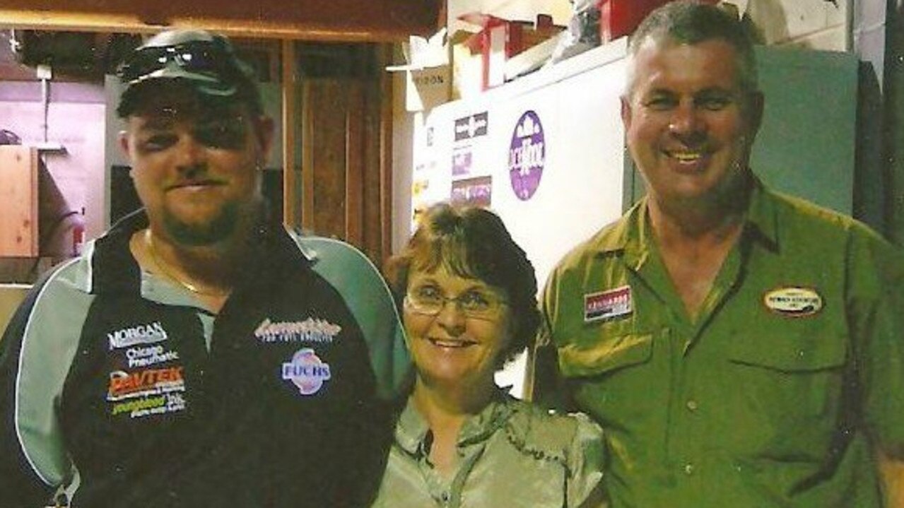 Timothy Pullen with his parents Leanne and Gary Pullen. Contributed