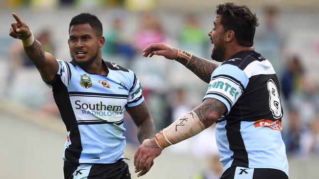 Ben Barba was in superb touch for the Sharks.