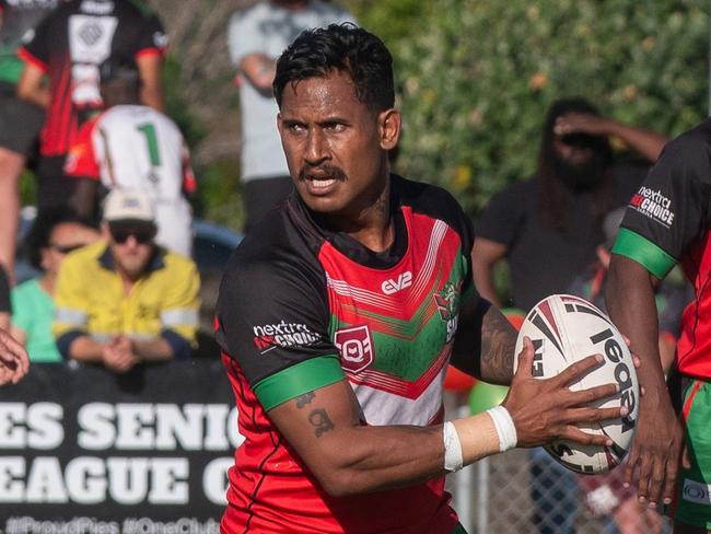 Ben Barba played for the Sarina Crocodiles in the 2024 season before joining his brother at the Mackay Souths Sharks for the 2025 season. Picture:Michaela Harlow