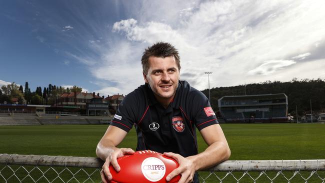 North Hobart coach Clinton French. Picture: Zak Simmonds