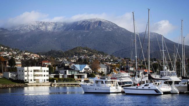 Mount Wellington/ Kunanyi, Hobart. Picture: Chris Kidd