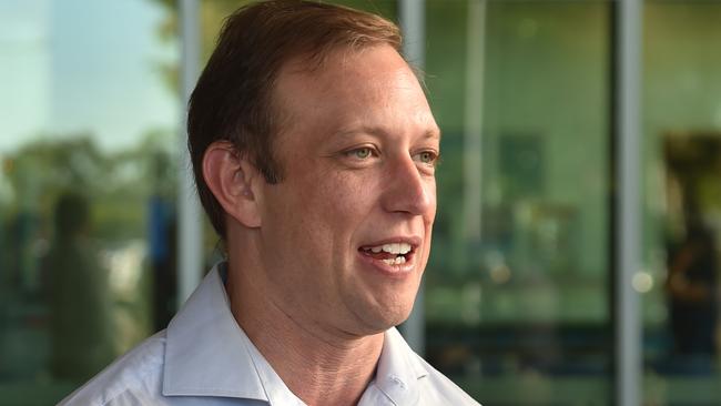 Queensland Deputy Premier Dr Steven Miles at the Townsville University hospital. Picture: Evan Morgan