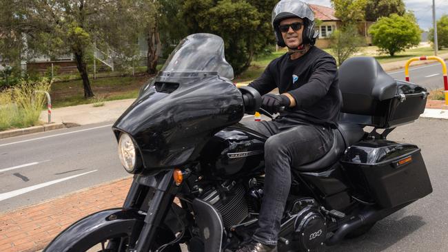 Brad Fittler is on his annual Hogs for Homeless motorbike tour of country NSW.