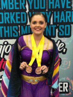 Ebony Miller, 14, is “absolutely obsessed with her dancing, if she could dance seven days a week would.” Picture: Supplied