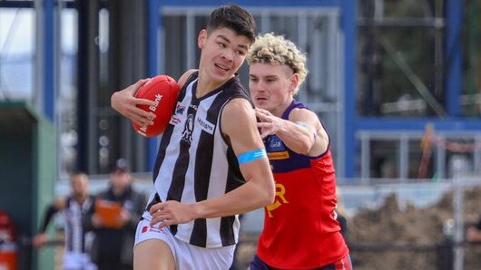 Hayden Gill in action for Wallan. Picture: Aaron Cook