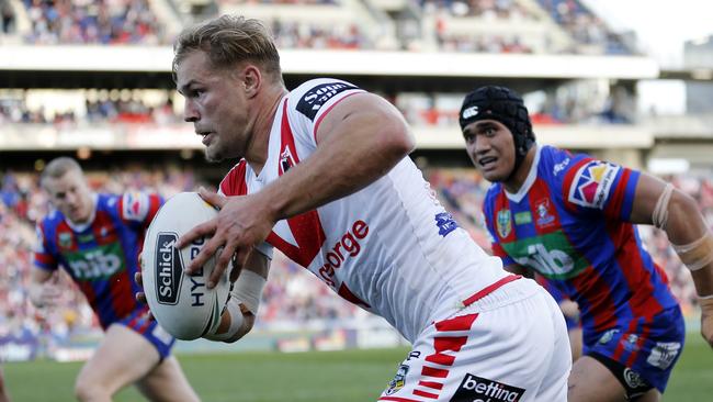 Jack De Belin’s off-field problems have rightfully overshadowed his on-field performance last year. Picture: Darren Pateman